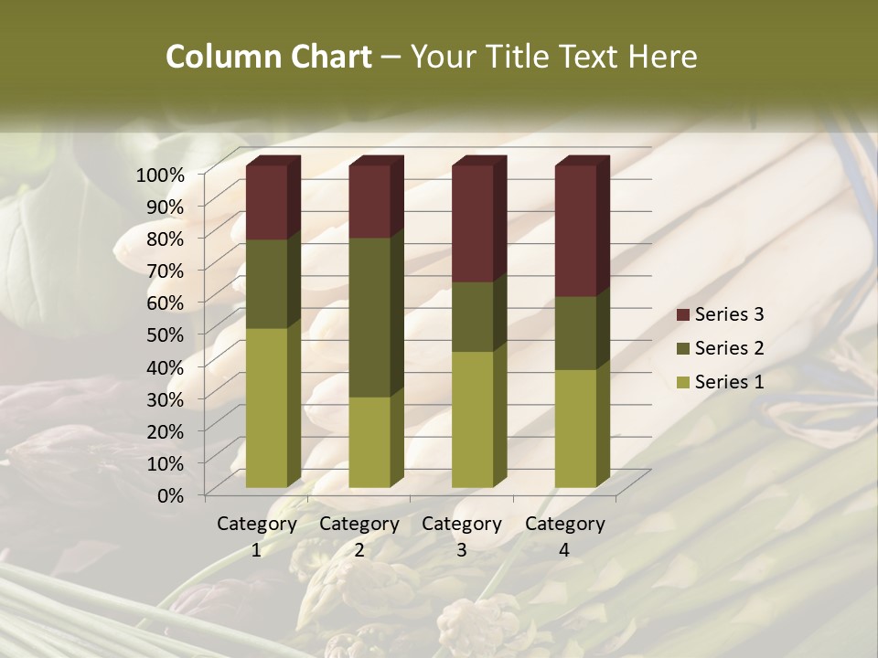 A Bunch Of White Asparagus Sitting On Top Of A Table PowerPoint Template