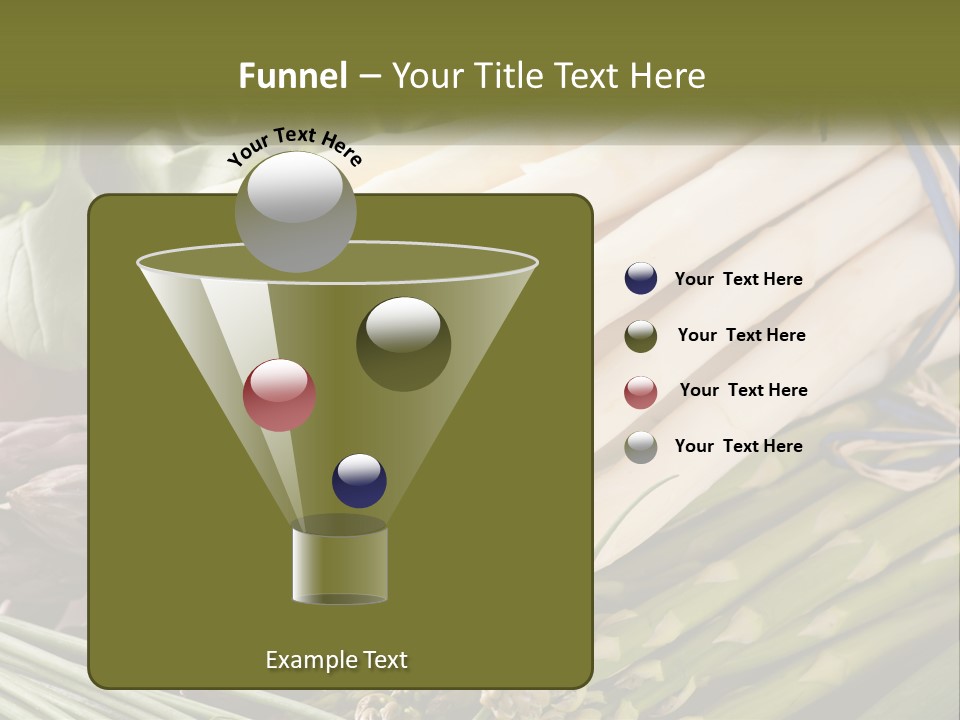 A Bunch Of White Asparagus Sitting On Top Of A Table PowerPoint Template