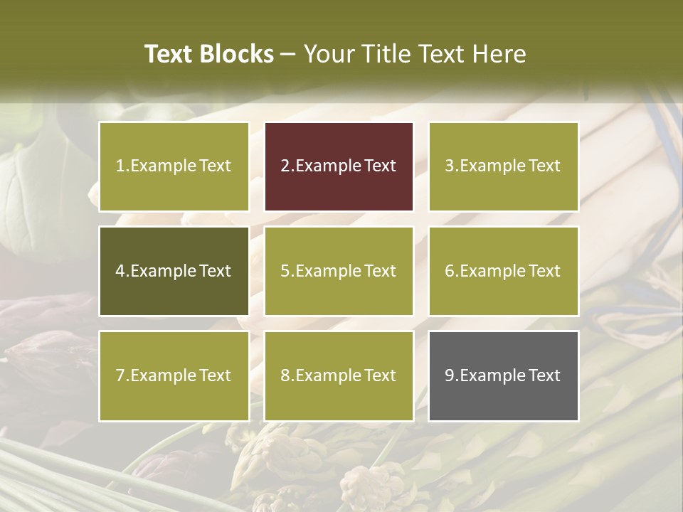 A Bunch Of White Asparagus Sitting On Top Of A Table PowerPoint Template