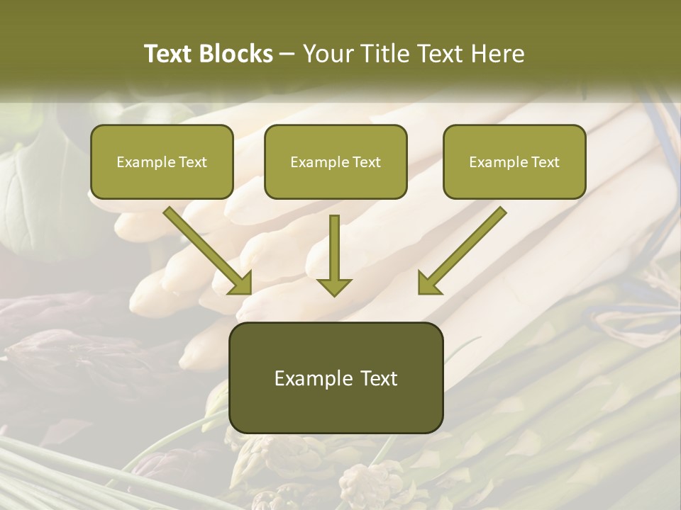 A Bunch Of White Asparagus Sitting On Top Of A Table PowerPoint Template