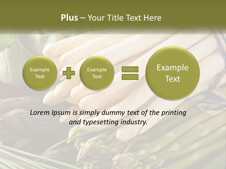 A Bunch Of White Asparagus Sitting On Top Of A Table PowerPoint Template