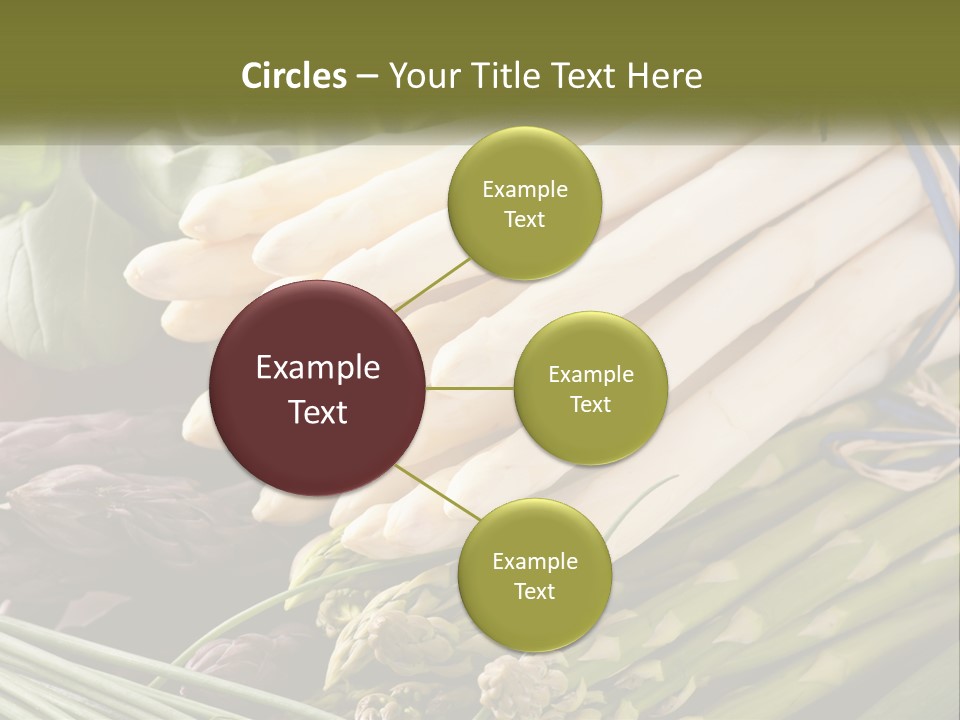 A Bunch Of White Asparagus Sitting On Top Of A Table PowerPoint Template