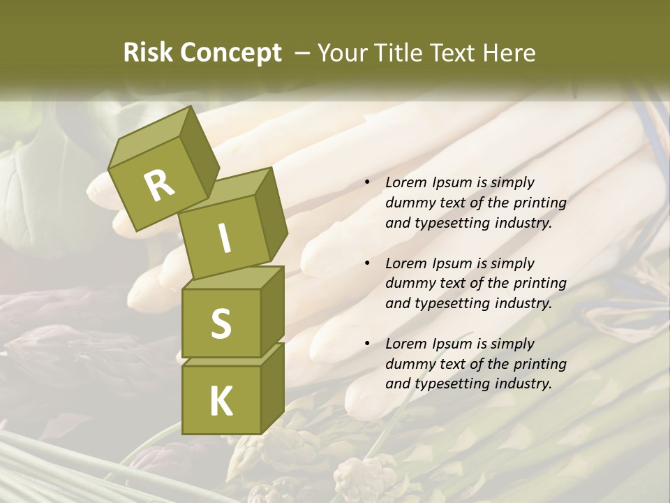 A Bunch Of White Asparagus Sitting On Top Of A Table PowerPoint Template