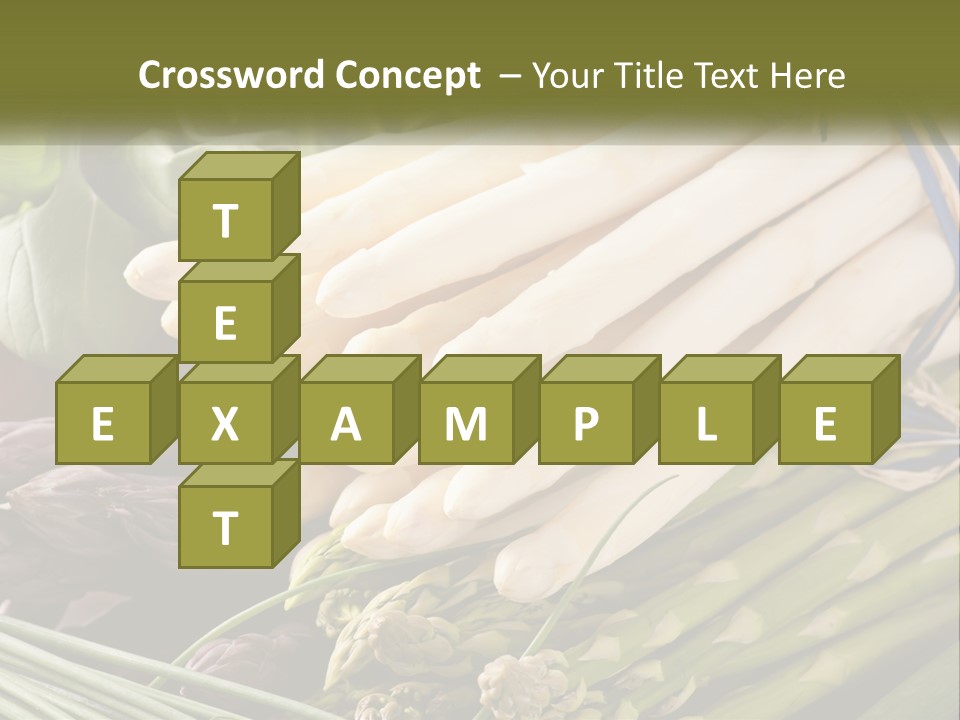 A Bunch Of White Asparagus Sitting On Top Of A Table PowerPoint Template