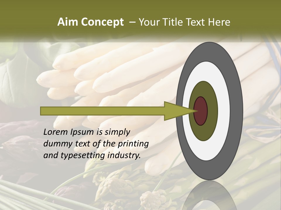 A Bunch Of White Asparagus Sitting On Top Of A Table PowerPoint Template