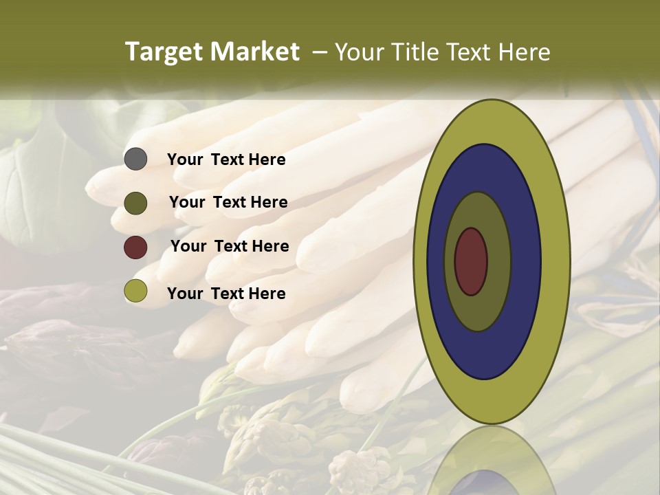 A Bunch Of White Asparagus Sitting On Top Of A Table PowerPoint Template