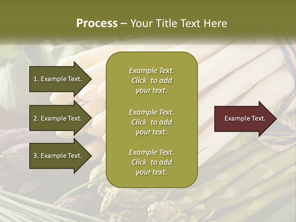 A Bunch Of White Asparagus Sitting On Top Of A Table PowerPoint Template