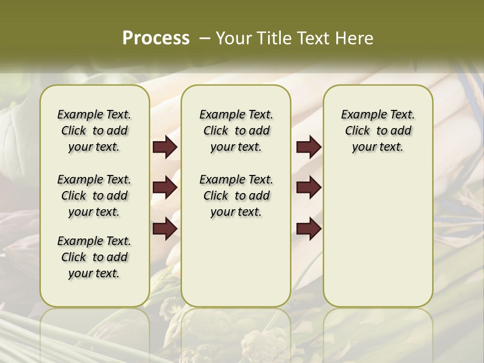 A Bunch Of White Asparagus Sitting On Top Of A Table PowerPoint Template