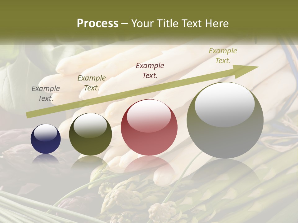 A Bunch Of White Asparagus Sitting On Top Of A Table PowerPoint Template