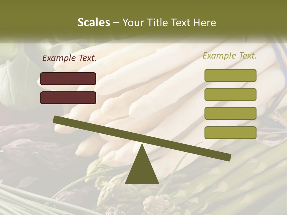 A Bunch Of White Asparagus Sitting On Top Of A Table PowerPoint Template
