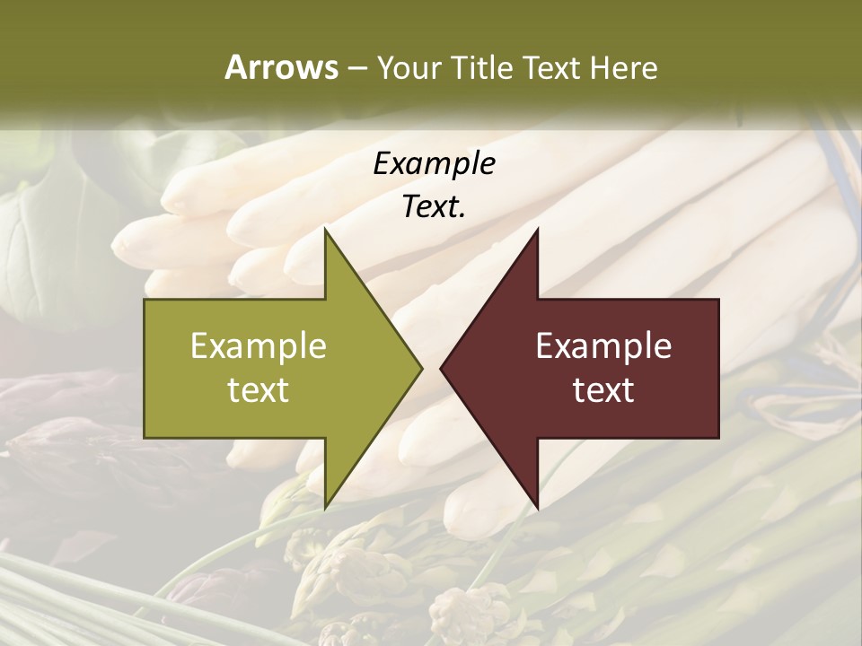 A Bunch Of White Asparagus Sitting On Top Of A Table PowerPoint Template
