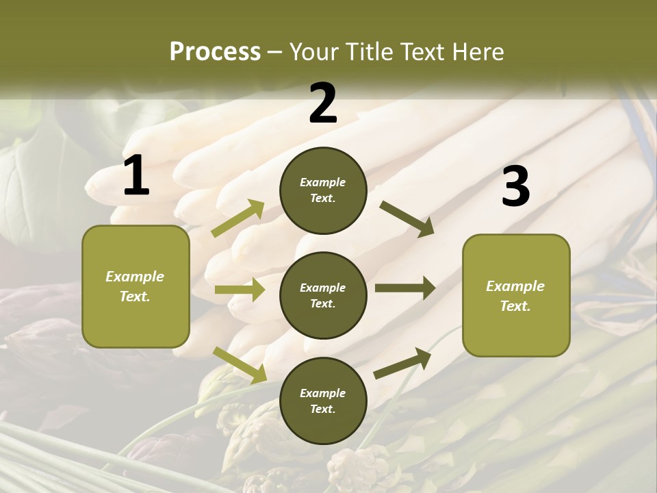 A Bunch Of White Asparagus Sitting On Top Of A Table PowerPoint Template