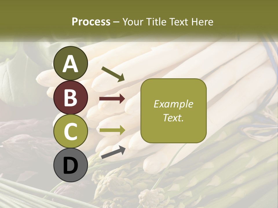 A Bunch Of White Asparagus Sitting On Top Of A Table PowerPoint Template