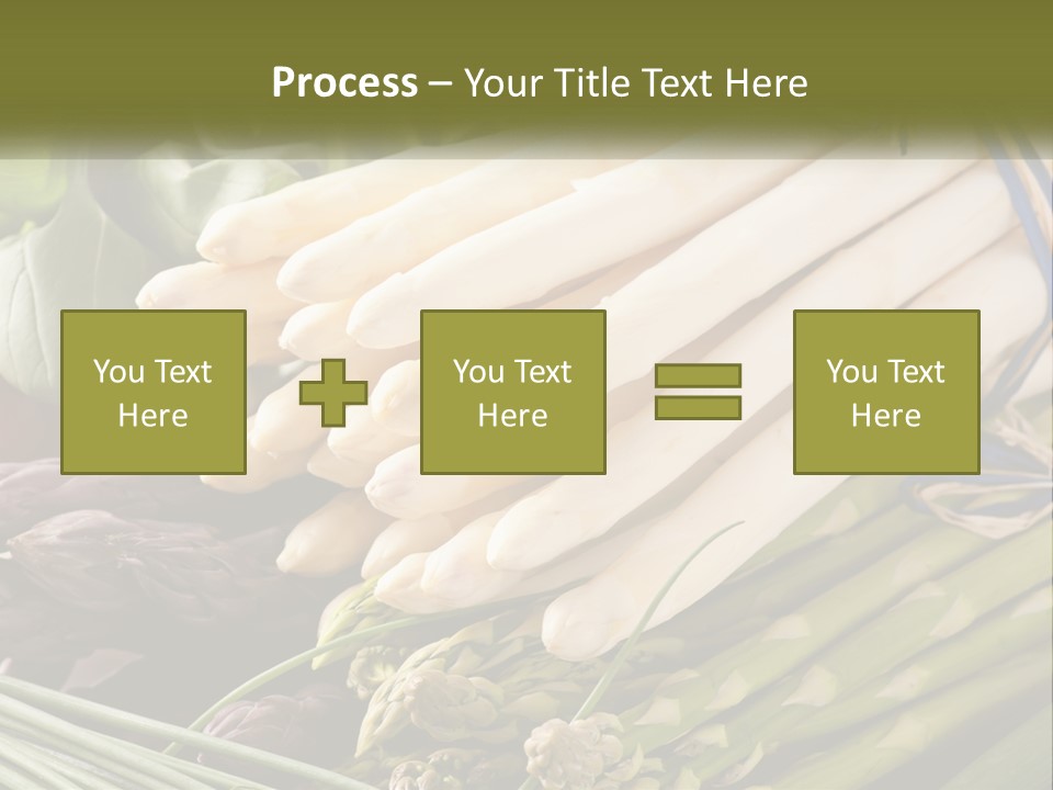 A Bunch Of White Asparagus Sitting On Top Of A Table PowerPoint Template