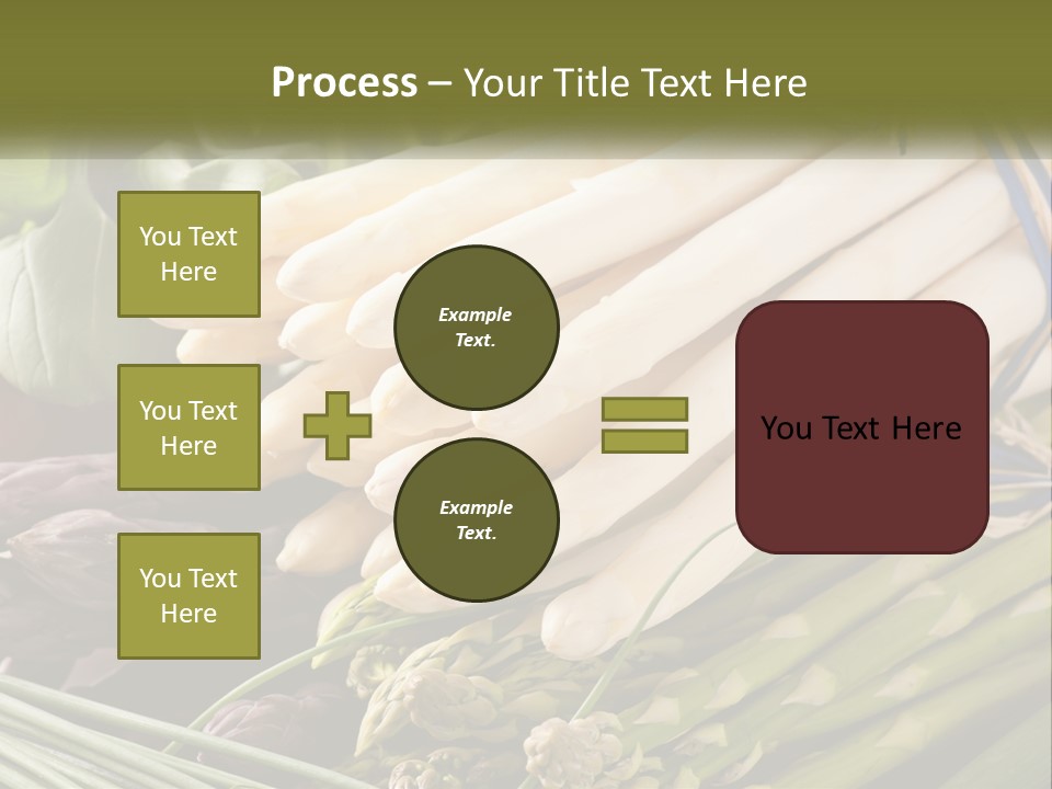 A Bunch Of White Asparagus Sitting On Top Of A Table PowerPoint Template