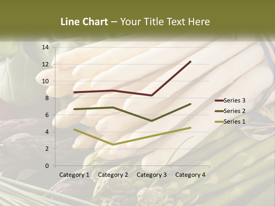 A Bunch Of White Asparagus Sitting On Top Of A Table PowerPoint Template