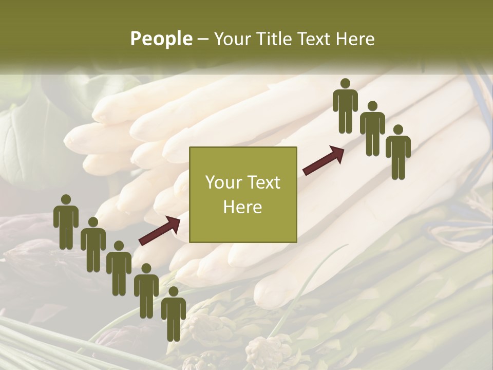 A Bunch Of White Asparagus Sitting On Top Of A Table PowerPoint Template
