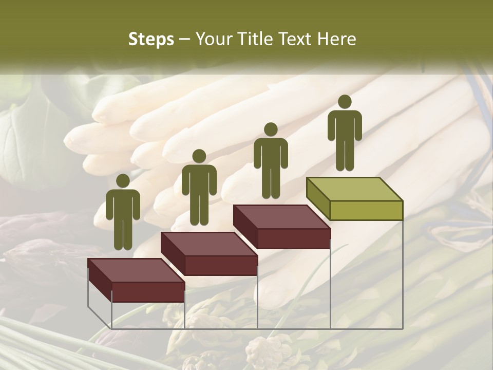 A Bunch Of White Asparagus Sitting On Top Of A Table PowerPoint Template