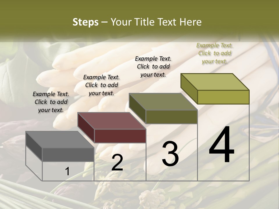 A Bunch Of White Asparagus Sitting On Top Of A Table PowerPoint Template
