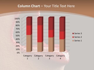 A Woman's Mouth With A Red Lipstick On It PowerPoint Template