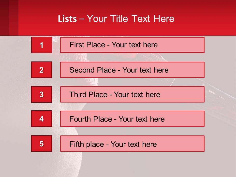 A Woman's Lips Are Painted Red With A Brush PowerPoint Template