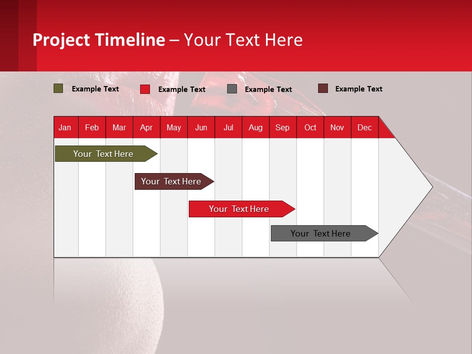 A Woman's Lips Are Painted Red With A Brush PowerPoint Template