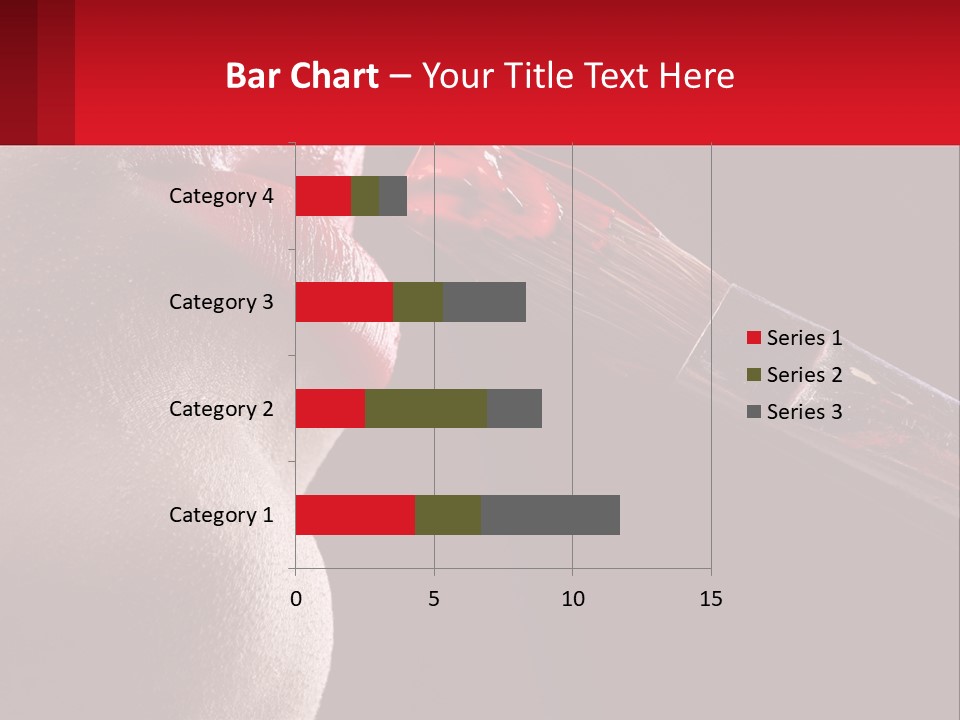 A Woman's Lips Are Painted Red With A Brush PowerPoint Template