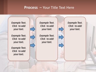 A Group Of People Working On A Computer PowerPoint Template