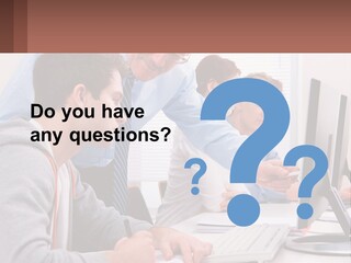 A Group Of People Working On A Computer PowerPoint Template