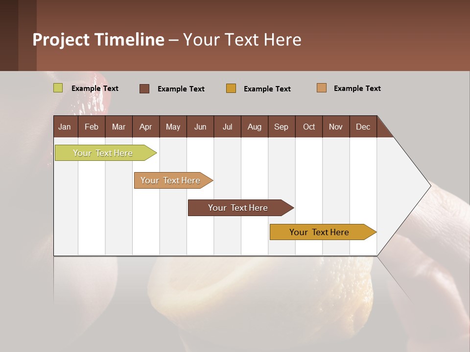 A Person Holding A Slice Of Lemon In Their Hand PowerPoint Template