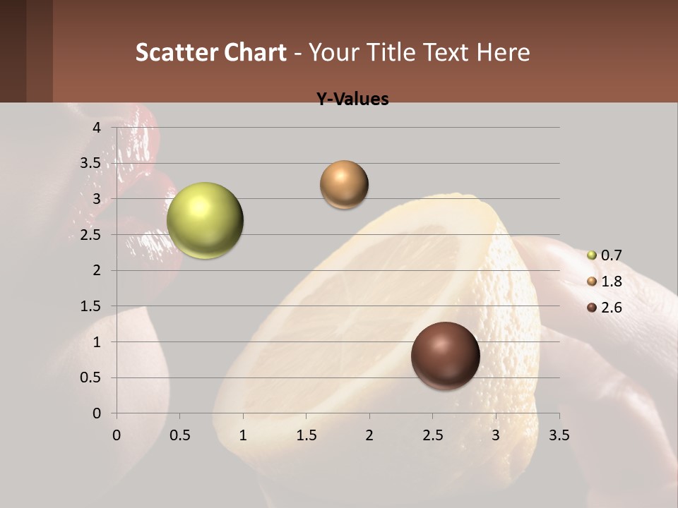 A Person Holding A Slice Of Lemon In Their Hand PowerPoint Template