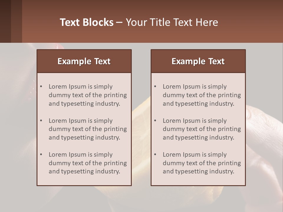 A Person Holding A Slice Of Lemon In Their Hand PowerPoint Template