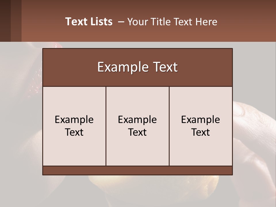 A Person Holding A Slice Of Lemon In Their Hand PowerPoint Template