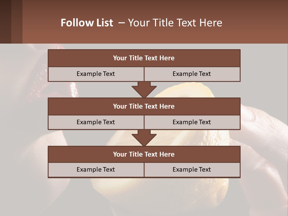 A Person Holding A Slice Of Lemon In Their Hand PowerPoint Template