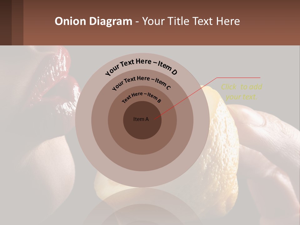 A Person Holding A Slice Of Lemon In Their Hand PowerPoint Template