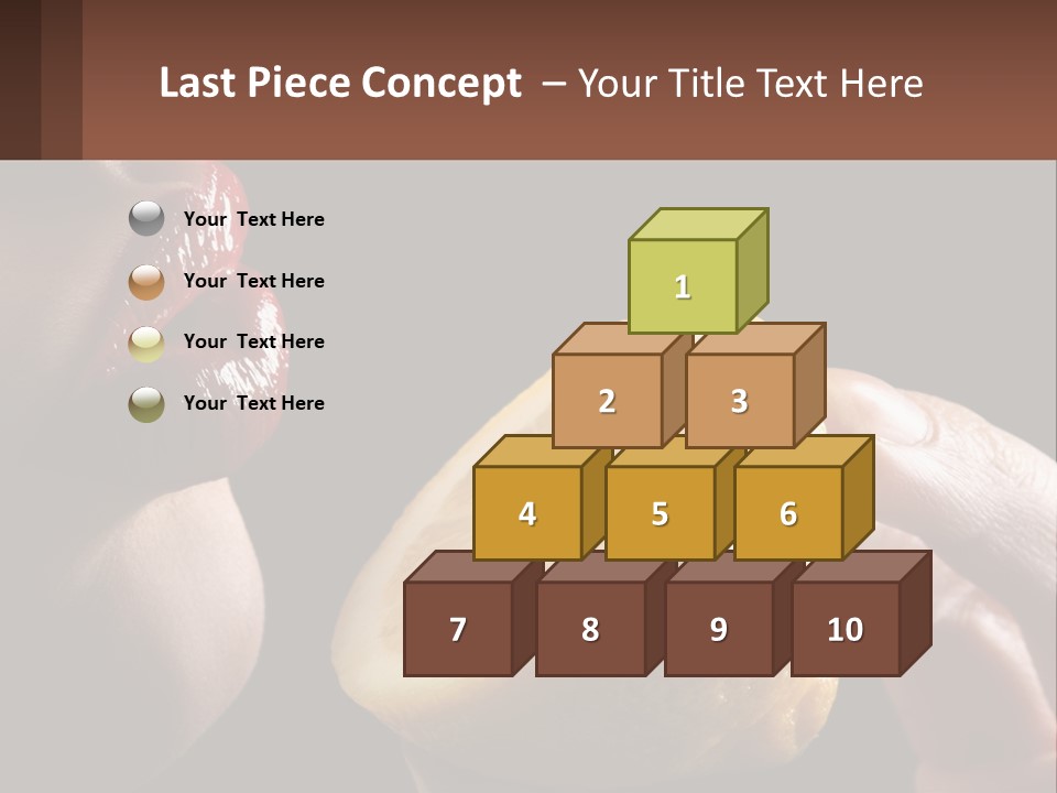 A Person Holding A Slice Of Lemon In Their Hand PowerPoint Template