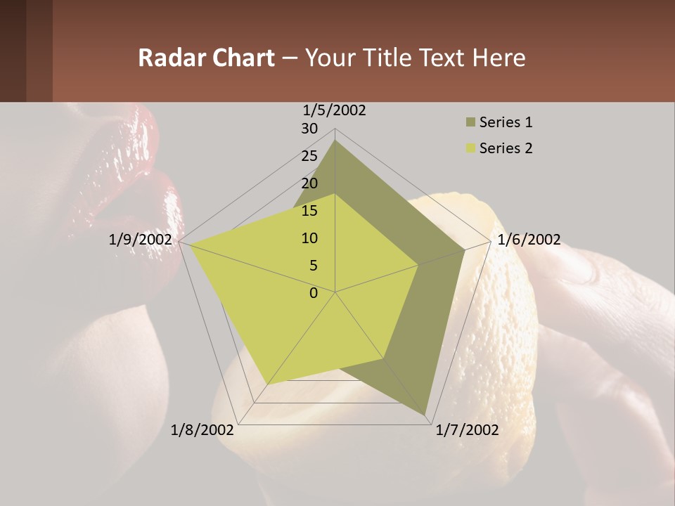 A Person Holding A Slice Of Lemon In Their Hand PowerPoint Template