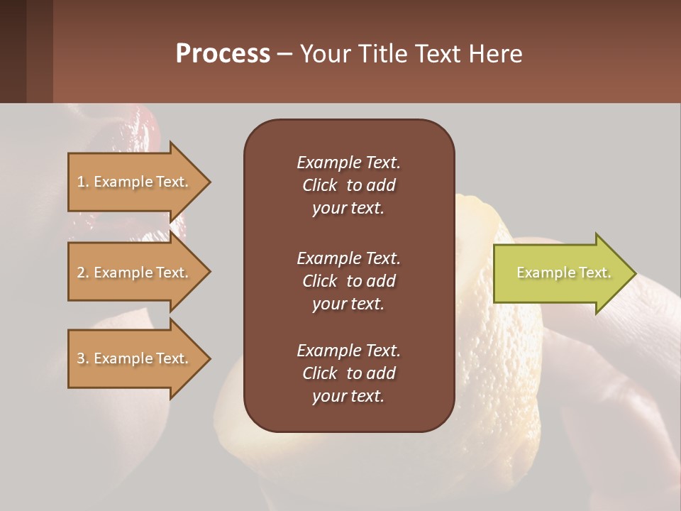 A Person Holding A Slice Of Lemon In Their Hand PowerPoint Template
