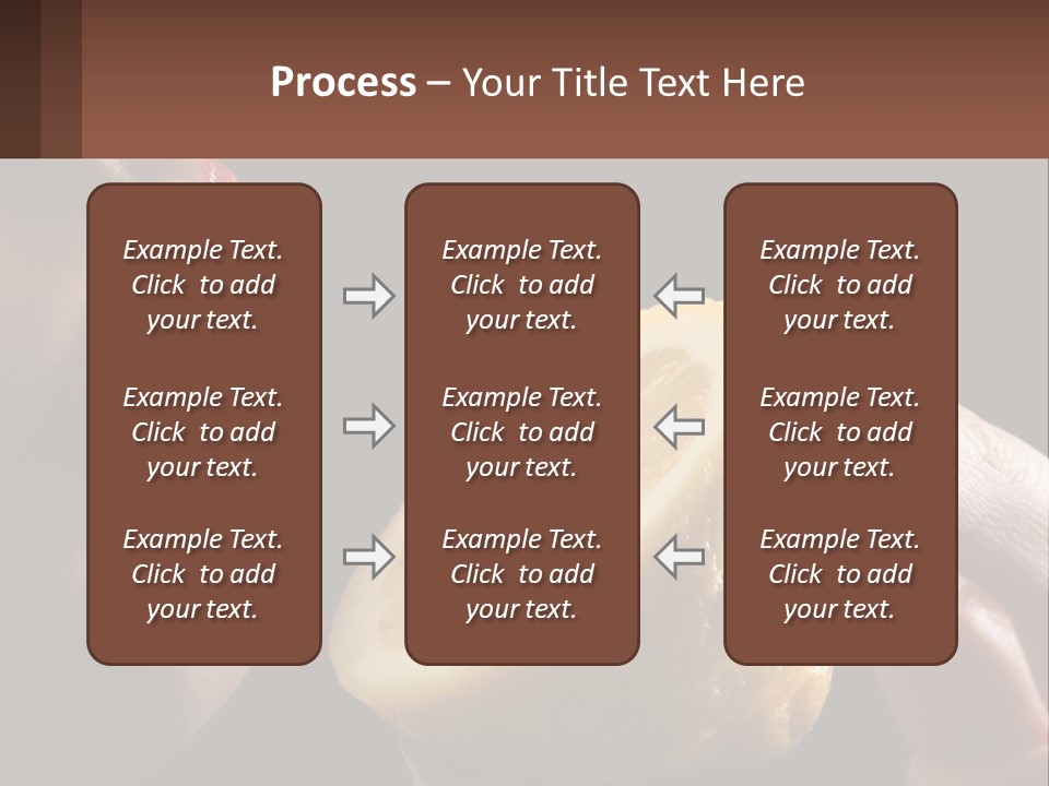 A Person Holding A Slice Of Lemon In Their Hand PowerPoint Template