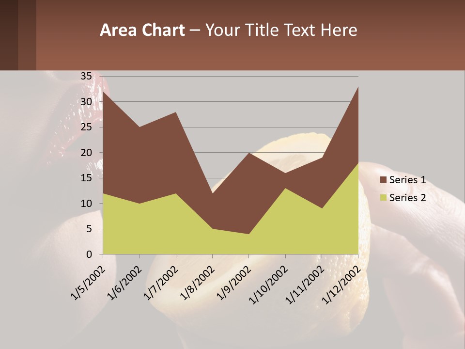 A Person Holding A Slice Of Lemon In Their Hand PowerPoint Template