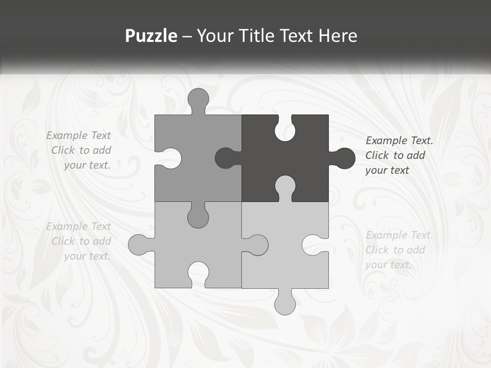 A Powerpoint Presentation With A White Background PowerPoint Template