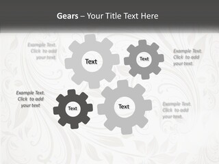 A Powerpoint Presentation With A White Background PowerPoint Template