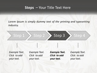 A Powerpoint Presentation With A White Background PowerPoint Template