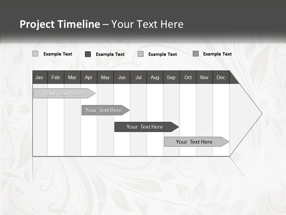 A Powerpoint Presentation With A White Background PowerPoint Template