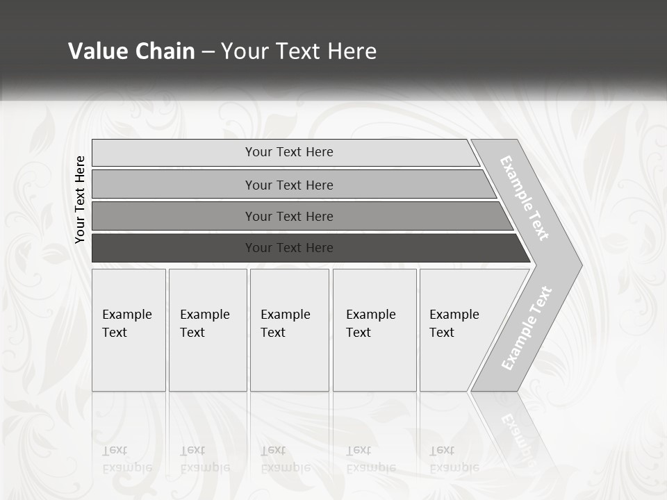A Powerpoint Presentation With A White Background PowerPoint Template