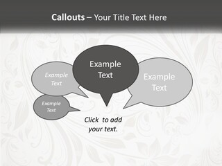 A Powerpoint Presentation With A White Background PowerPoint Template