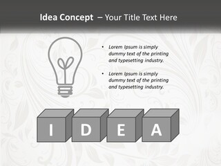 A Powerpoint Presentation With A White Background PowerPoint Template