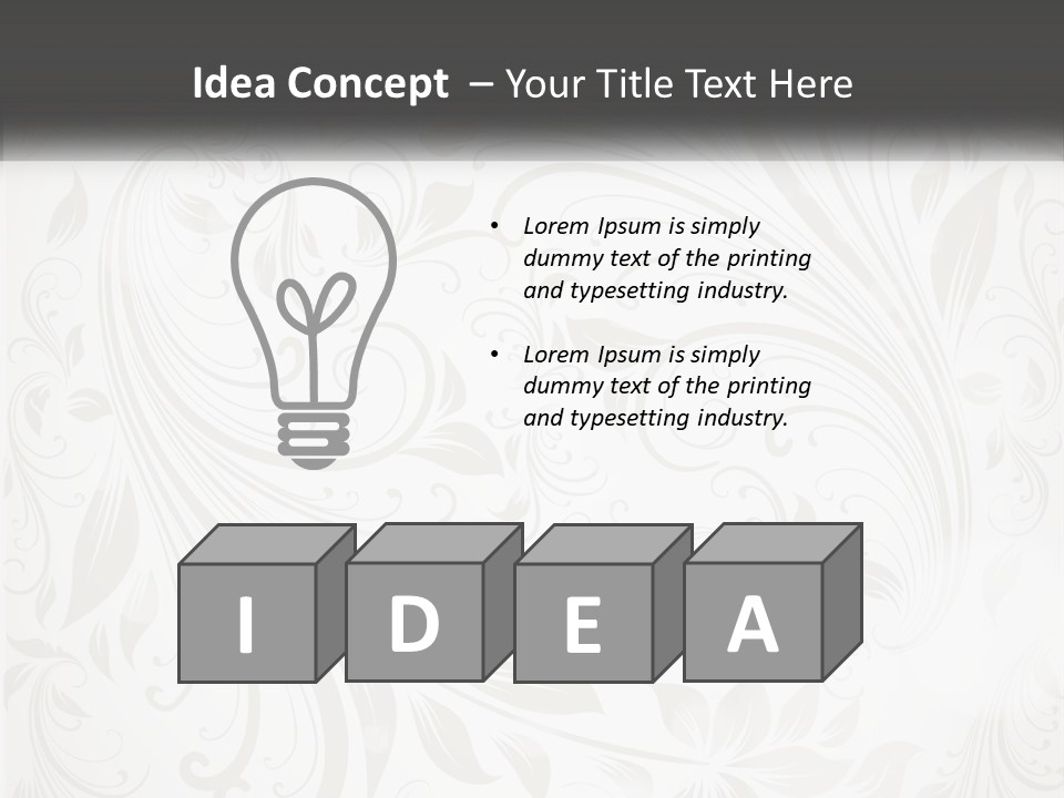 A Powerpoint Presentation With A White Background PowerPoint Template