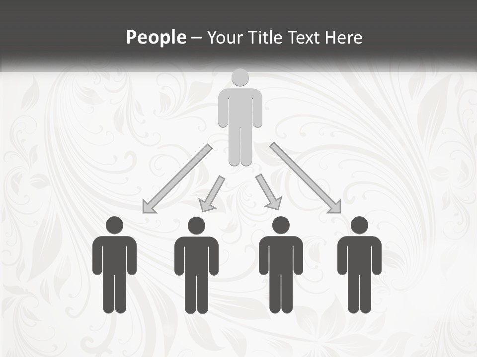 A Powerpoint Presentation With A White Background PowerPoint Template