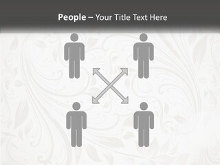 A Powerpoint Presentation With A White Background PowerPoint Template